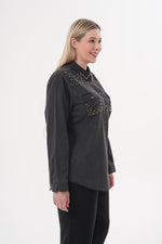 ENS Journee Denim Shirt Black