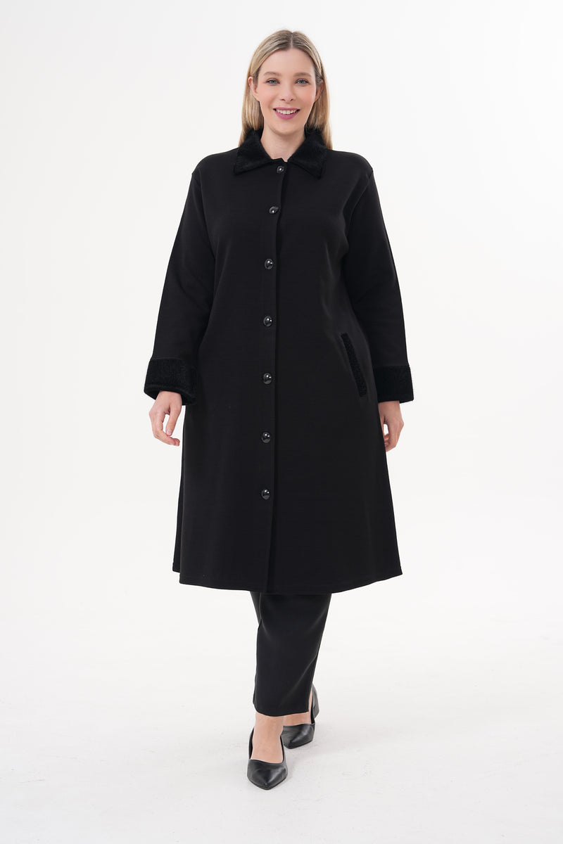 DT Devin Long Cape Black