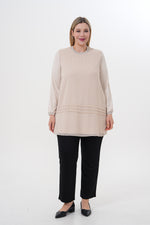 F&G Long Sleeve Inner Tunic Beige