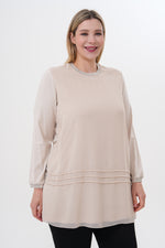 F&G Long Sleeve Inner Tunic Beige