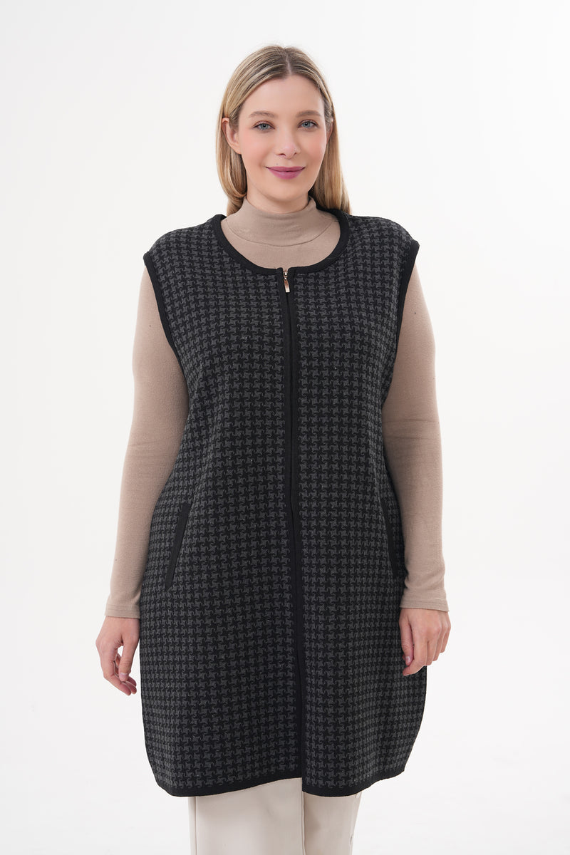DT Meryem Knitted Vest Black