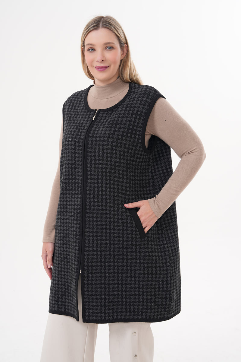 DT Meryem Knitted Vest Black