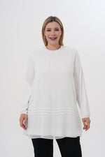 F&G Long Sleeve Inner Tunic Ecru