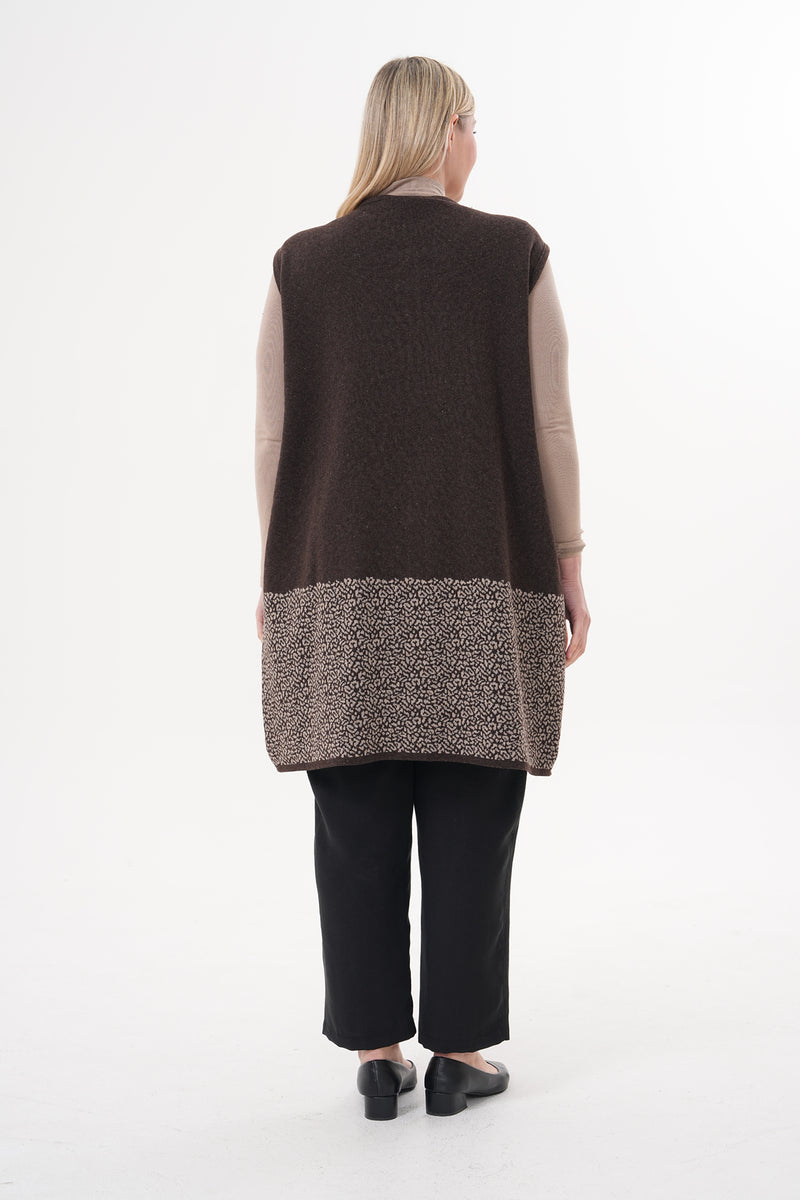 DT Mesude Knitted Vest Brown