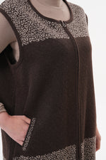 DT Mesude Knitted Vest Brown