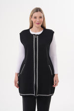 DT Meliha Knitted Vest Black