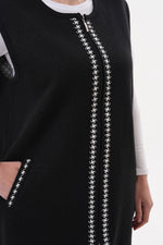 DT Meliha Knitted Vest Black