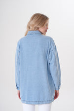 AYZ Sydney Denim Cape Blue