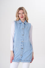 AYZ Harley Denim Vest Blue