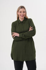 ENS Collins Cotton Shirt Green