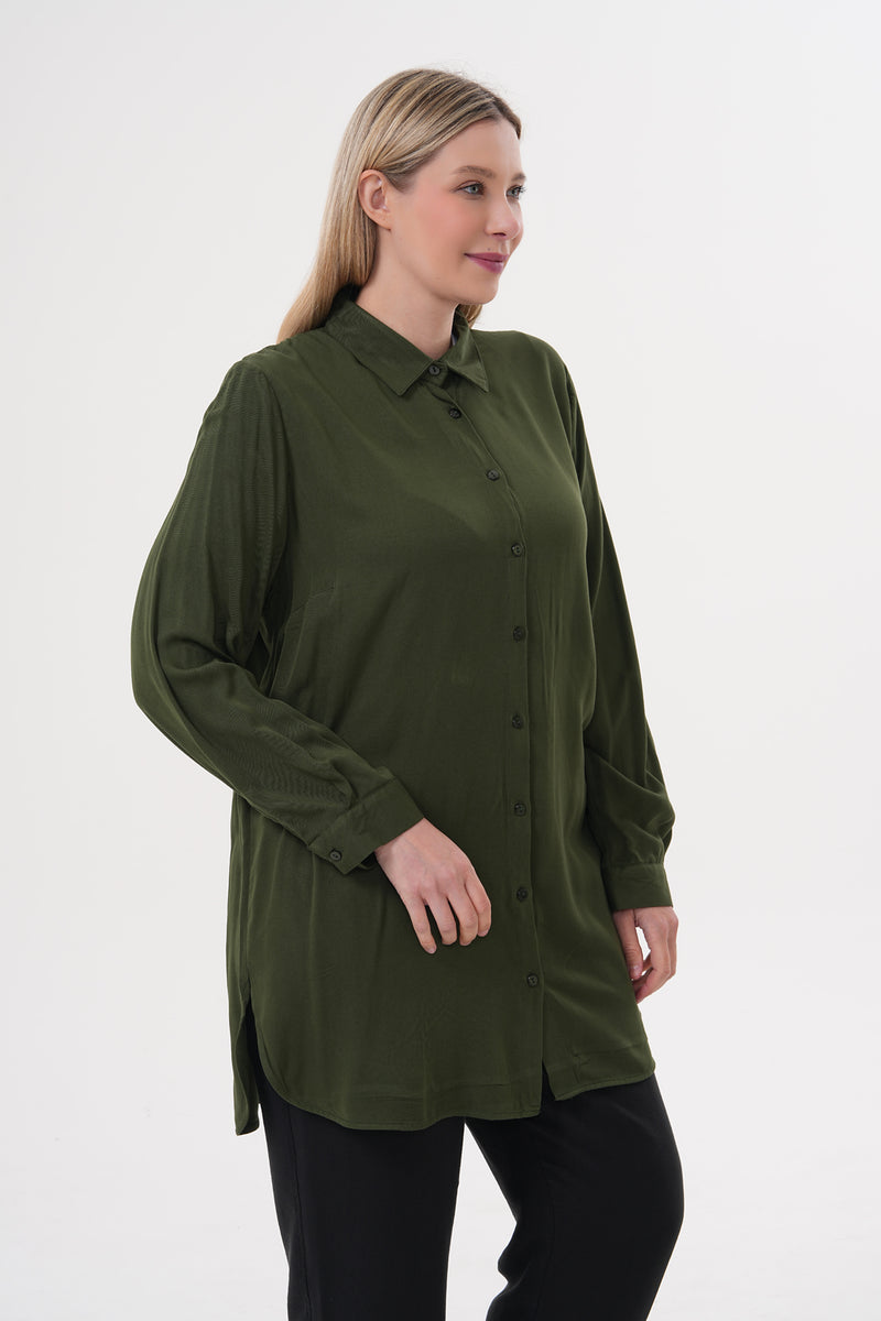 ENS Collins Cotton Shirt Green