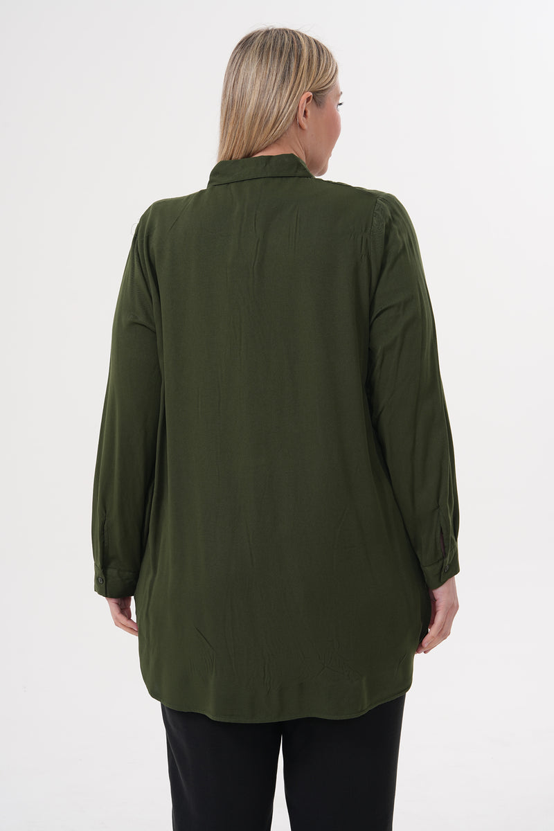 ENS Collins Cotton Shirt Green