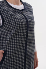 DT Meryem Knitted Vest Navy Blue