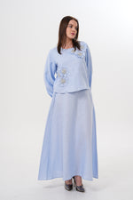 WM Petra Skirt Set Baby Blue