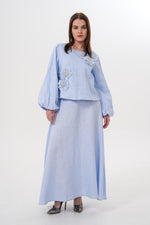 WM Petra Skirt Set Baby Blue