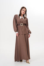 WM Sidney Skirt Set Brown