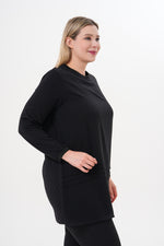 F&G Long Sleeve Inner Tunic Black