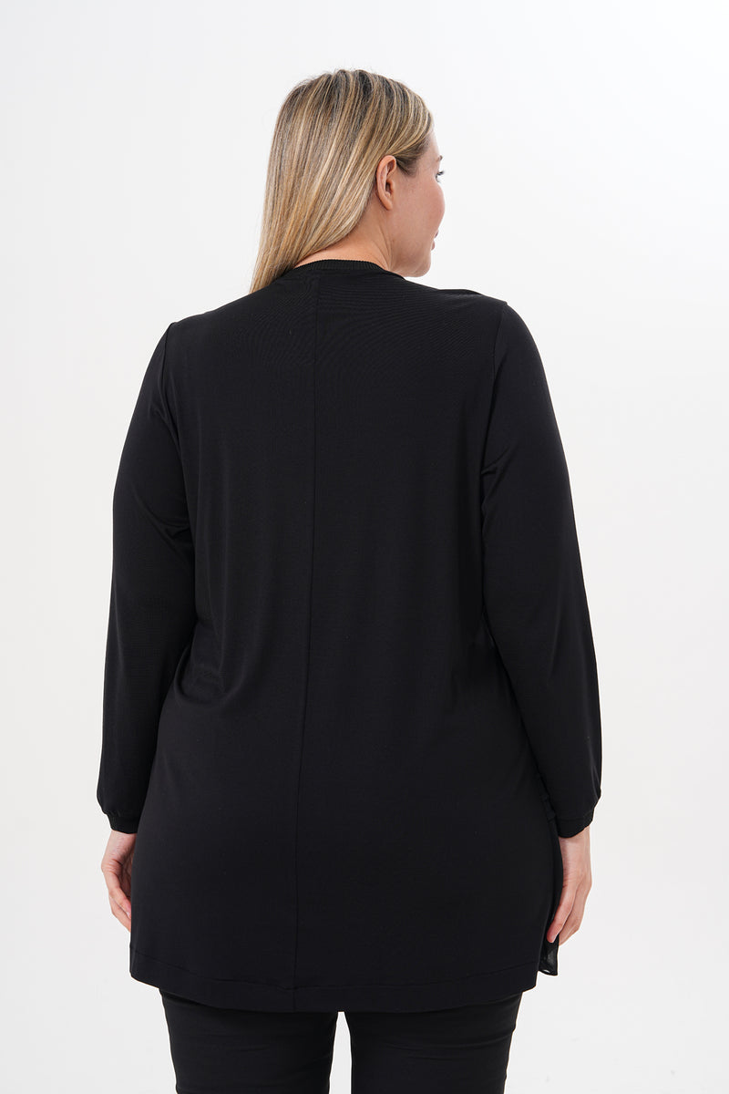 F&G Long Sleeve Inner Tunic Black