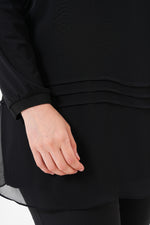 F&G Long Sleeve Inner Tunic Black