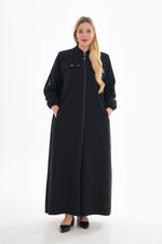 O&F Nova Long Cape Black