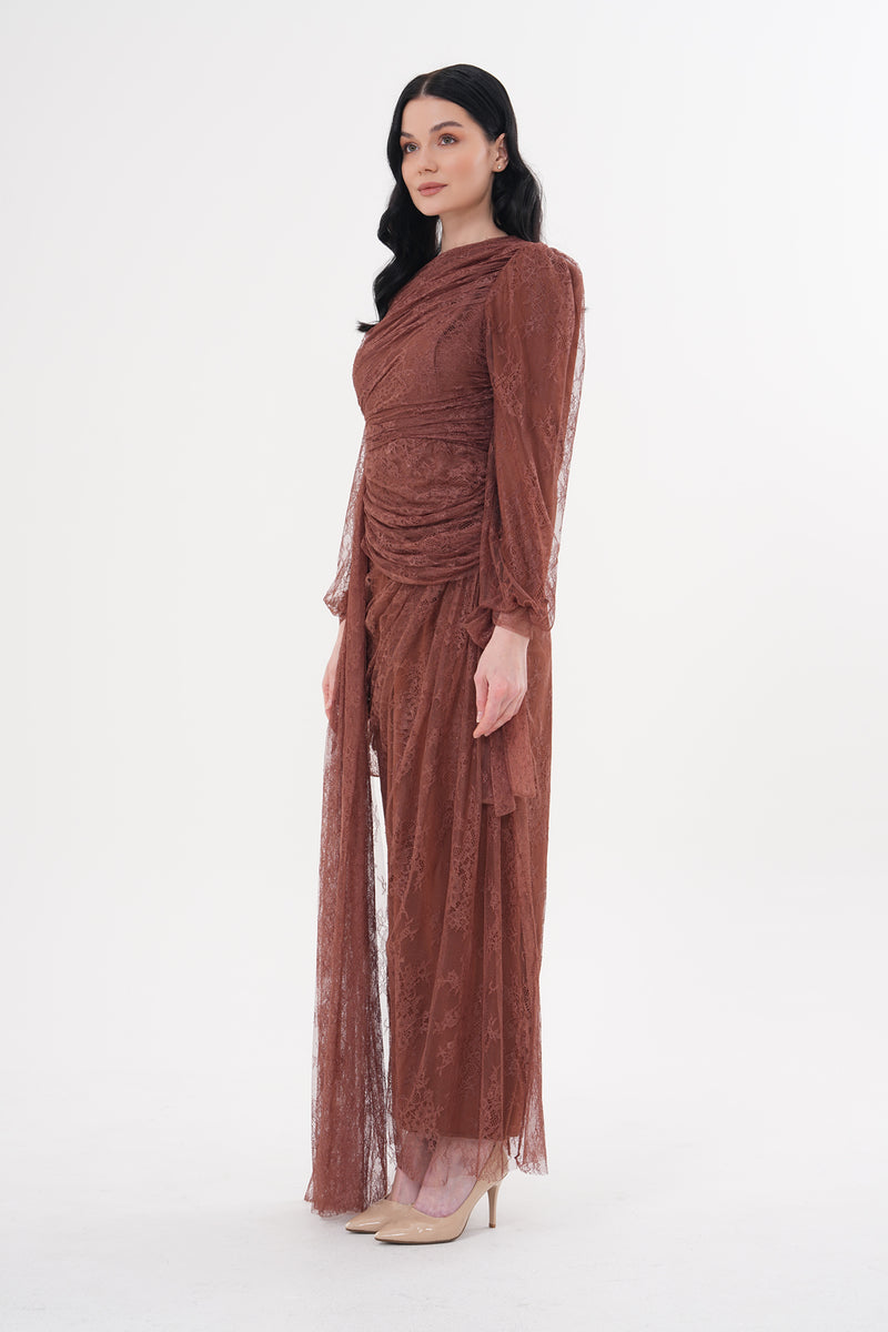 DMN Marissa Dress Brown