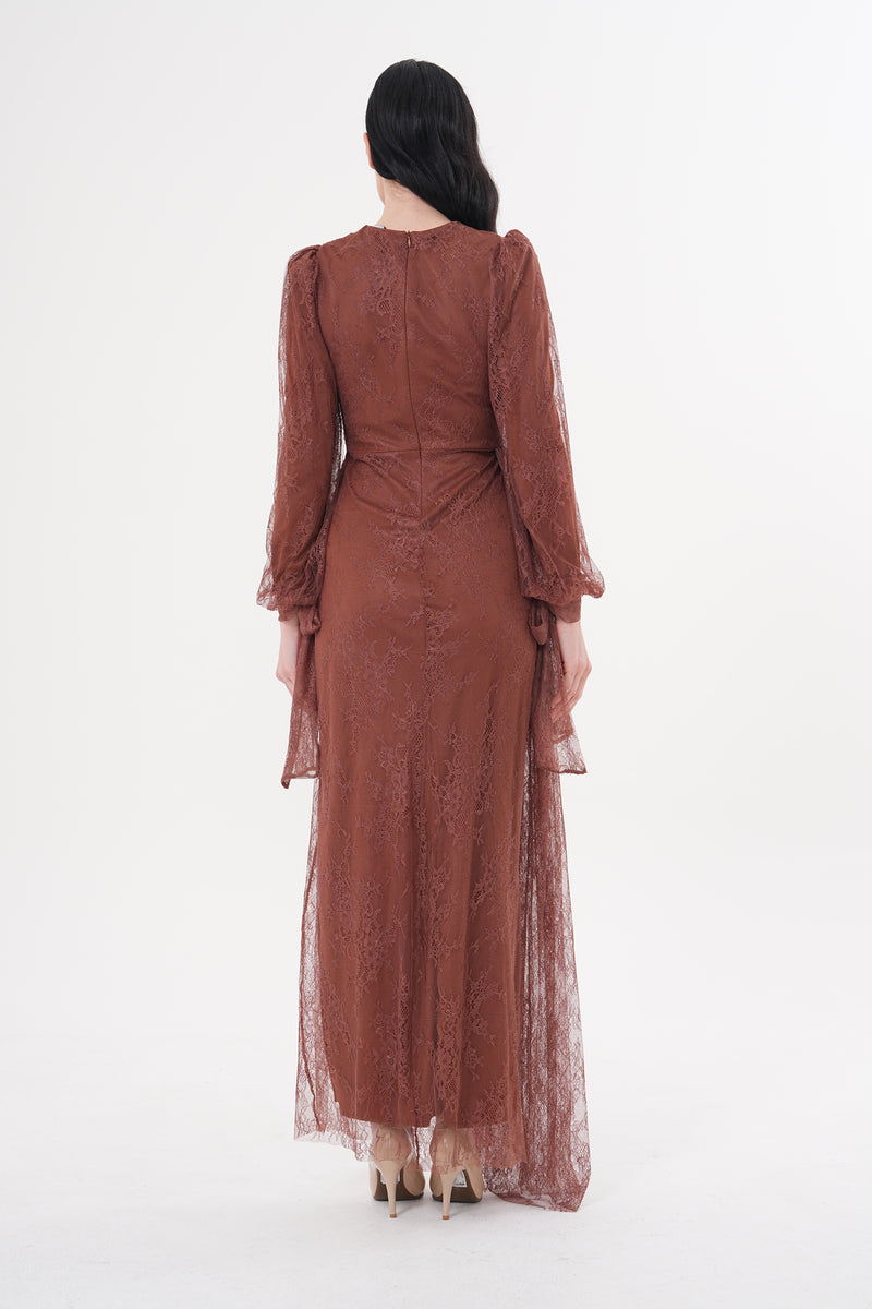 DMN Marissa Dress Brown