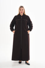 O&F Nova Long Cape Brown