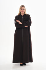 O&F Nova Long Cape Brown