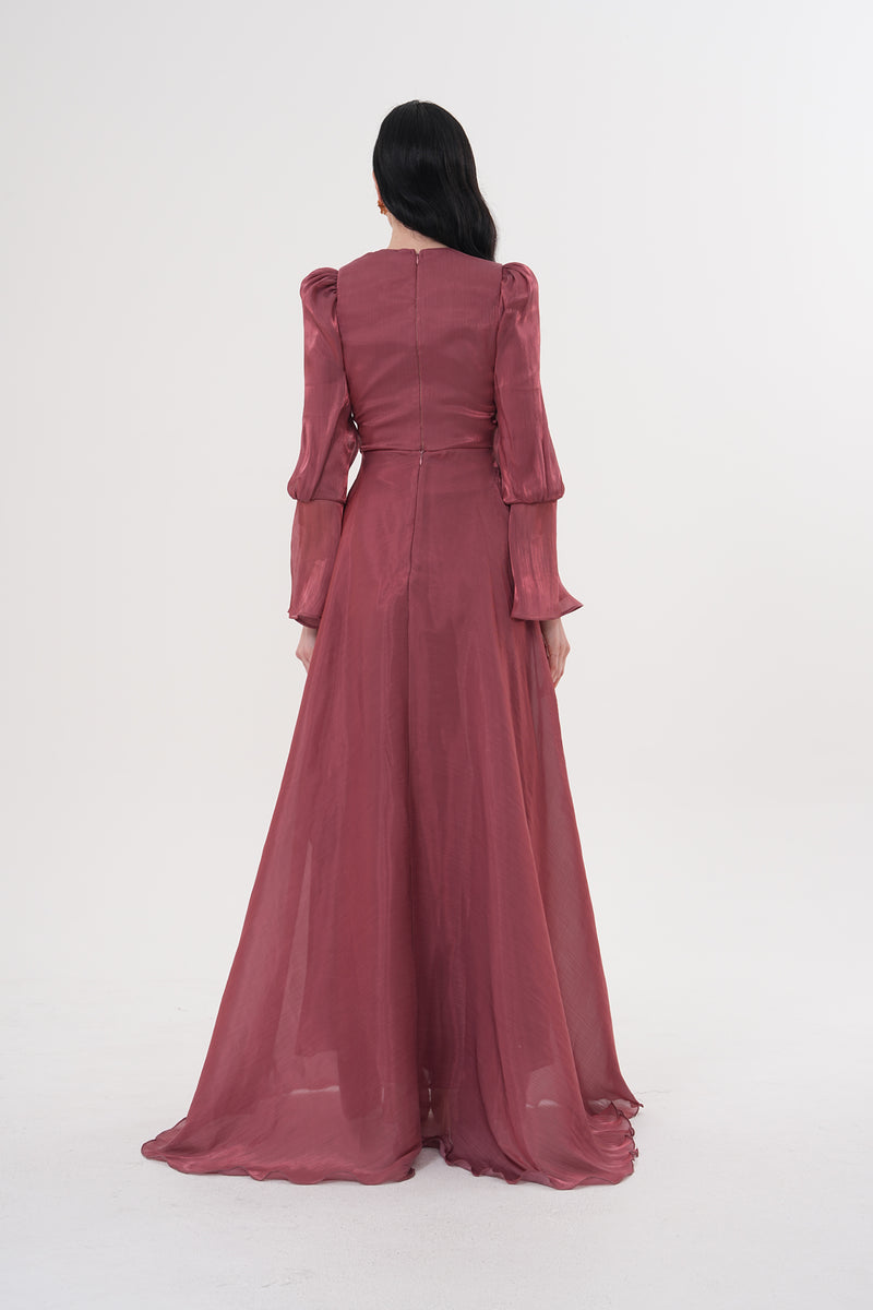 DMN Majesty Dress Dried Rose