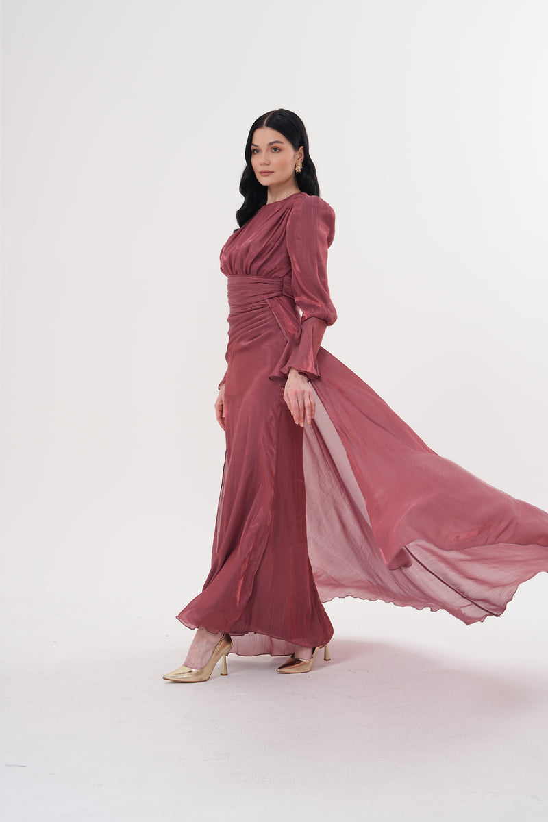 DMN Majesty Dress Dried Rose