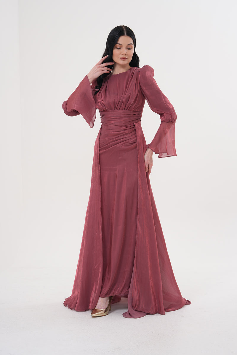 DMN Majesty Dress Dried Rose