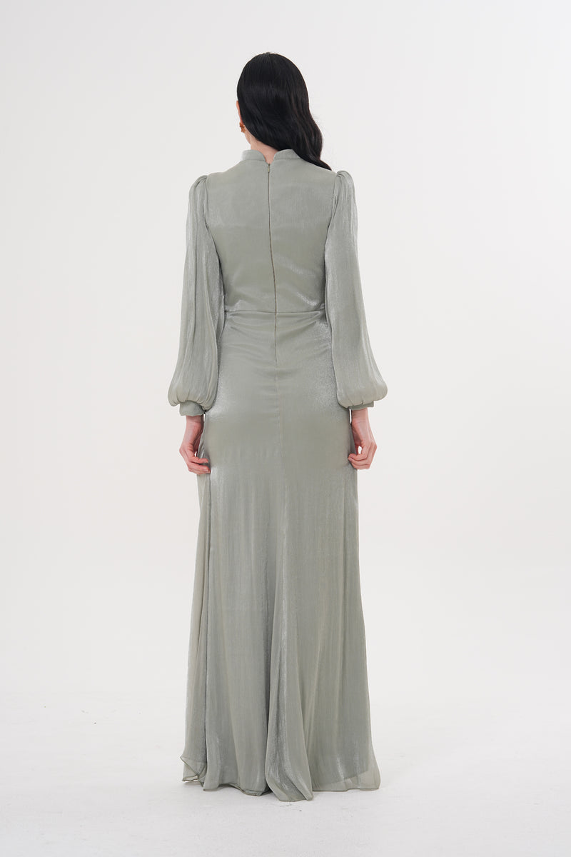 DMN Luisa Dress Almond Green