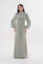 DMN Luisa Dress Almond Green