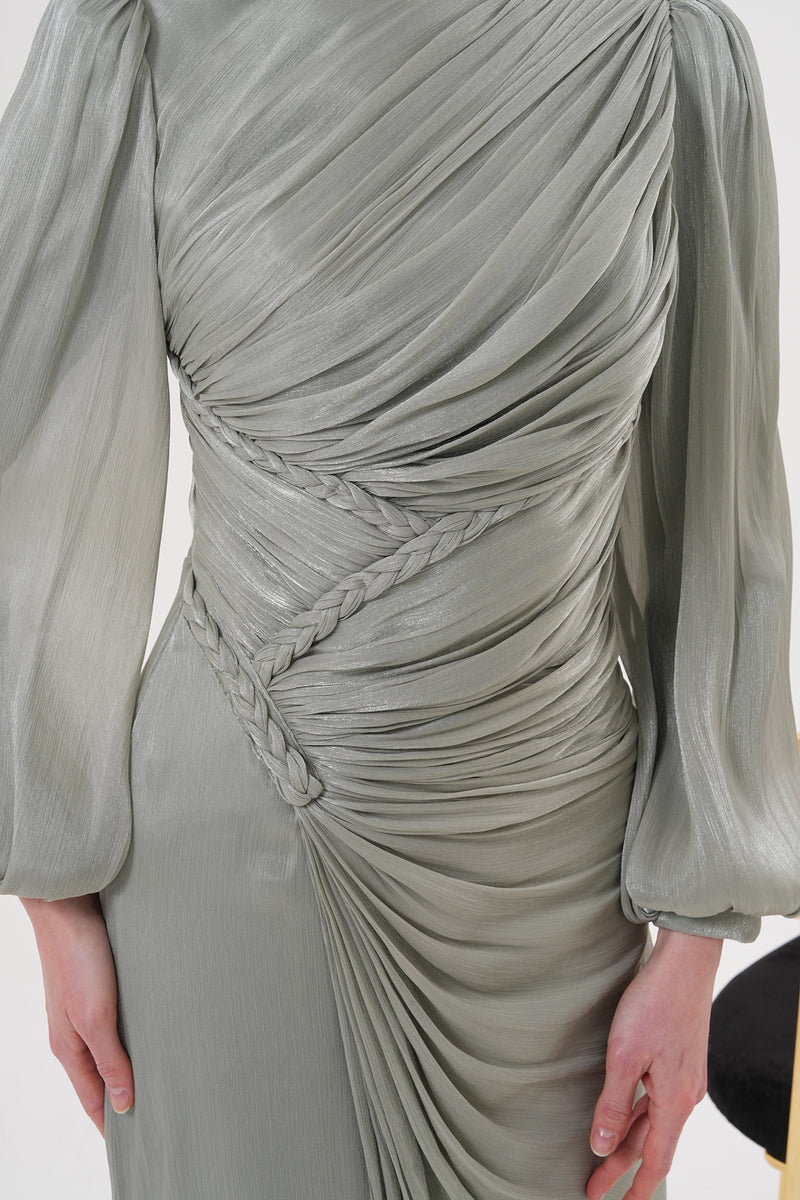 DMN Luisa Dress Almond Green