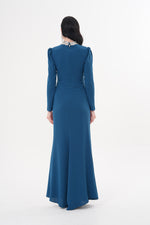 T&Y Alisha Dress Petrol Blue