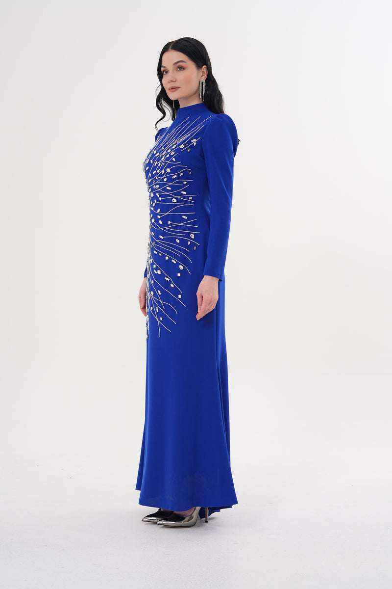 T&Y Alora Dress Sax Blue