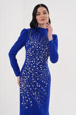 T&Y Alora Dress Sax Blue