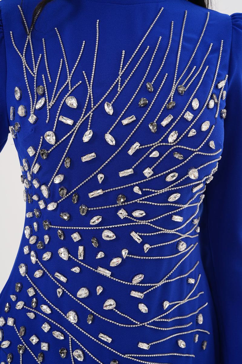 T&Y Alora Dress Sax Blue