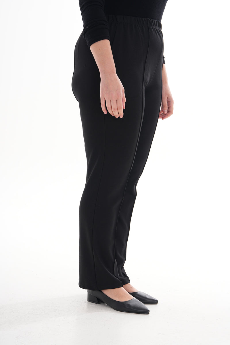 SR Elastic Belted Pants Black