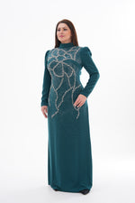 T&Y Venice Plus Size Dress Emerald