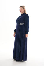 T&N Helina Dress Navy Blue