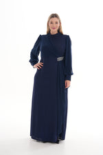 T&N Helina Dress Navy Blue