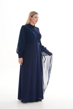 T&N Helina Dress Navy Blue