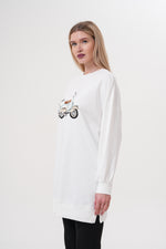 PN Motorcycle Sweatshirt Ecru