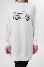 PN Motorcycle Sweatshirt Ecru