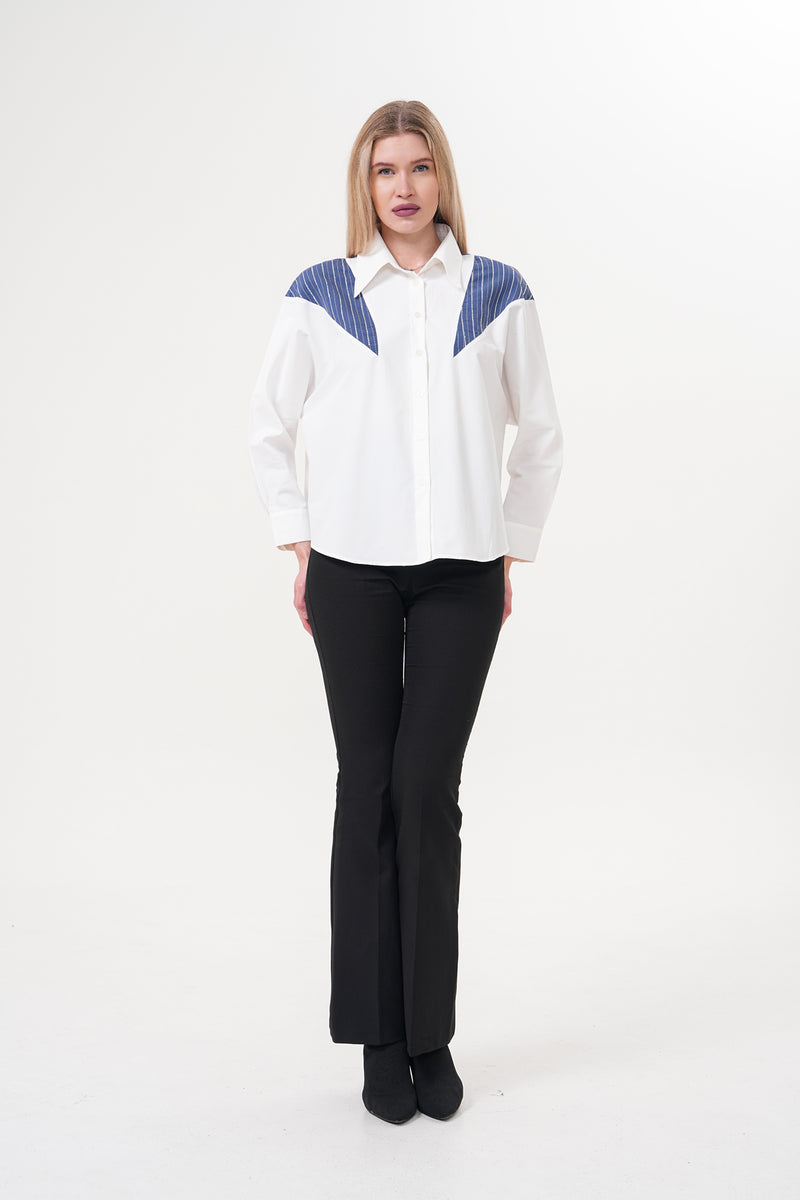 NX Ruth Shirt Navy Blue