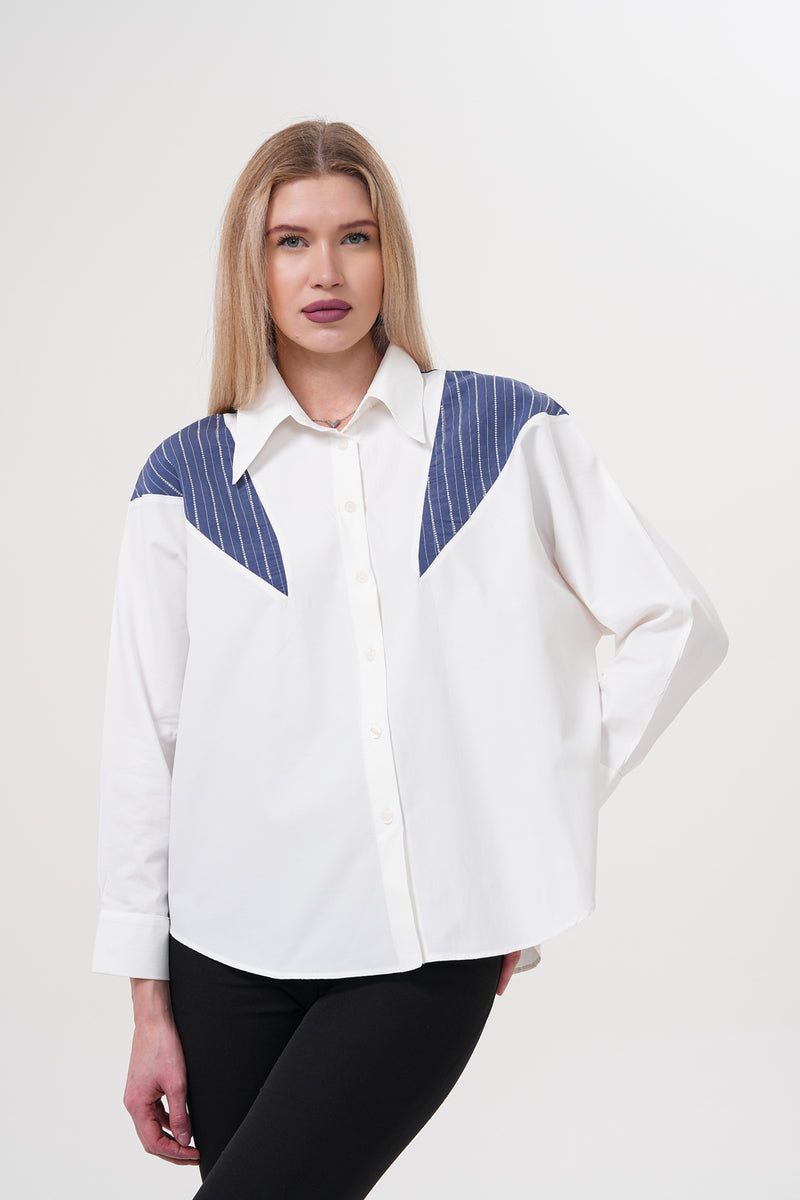 NX Ruth Shirt Navy Blue