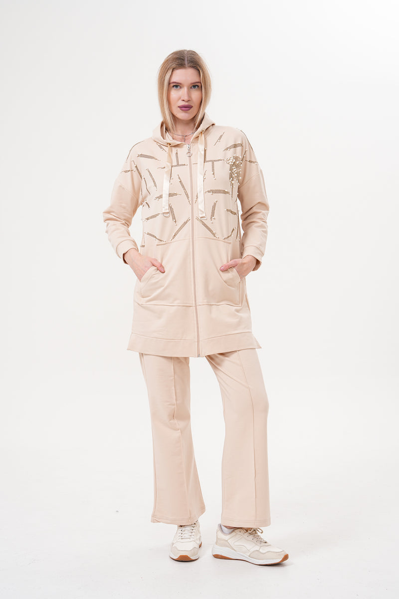 SCL Maxine Tracksuit Beige