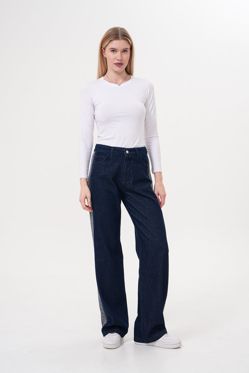 AYZ Talia Jeans Navy Blue