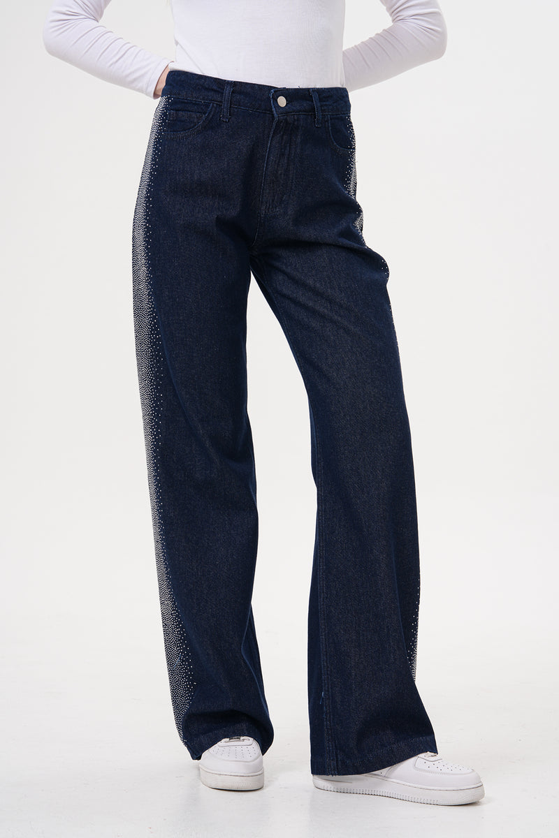 AYZ Talia Jeans Navy Blue